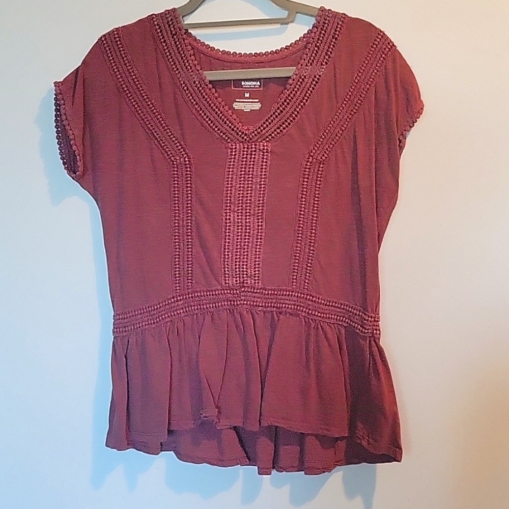 Sonoma lace, loose fitting shirt